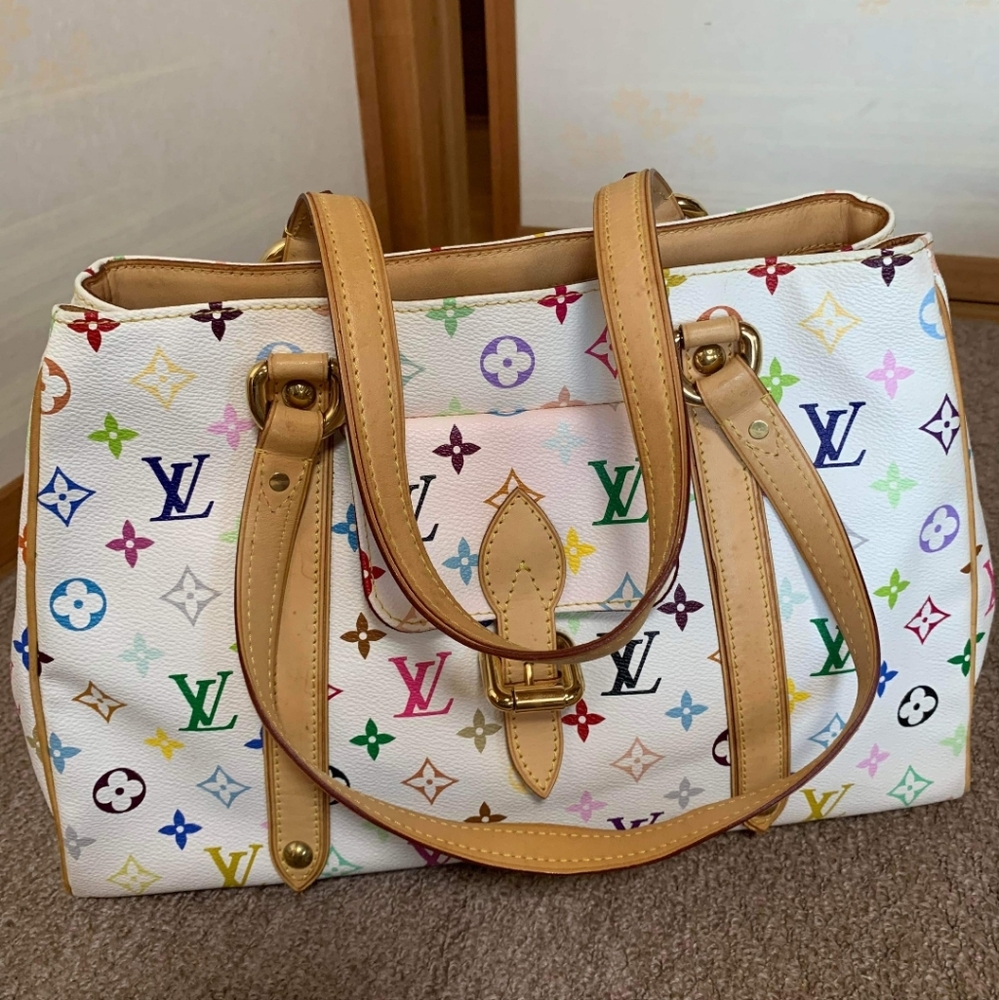 LV White Multicolor AURELIA